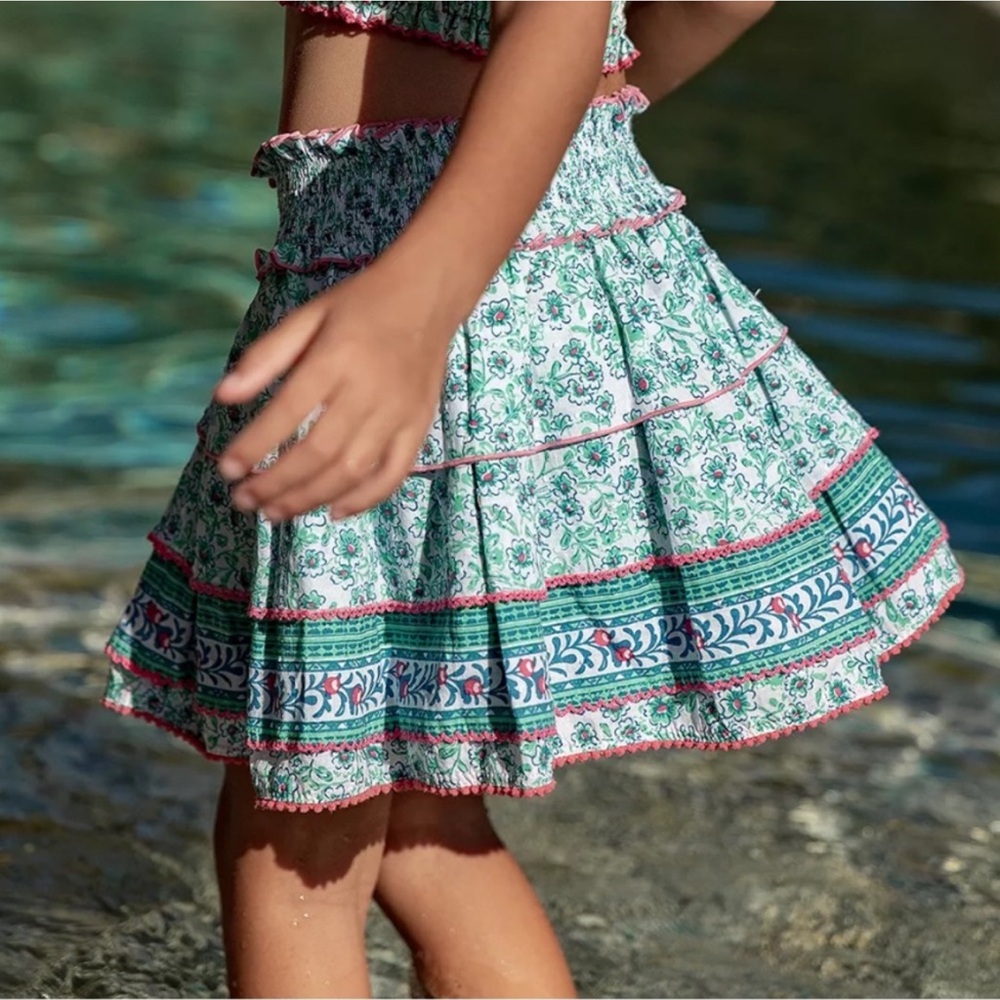 NWT Poupette St Barth Girls Ariel Skirt Size 6